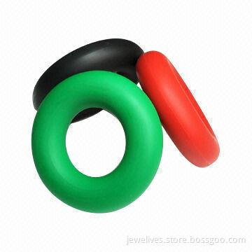 Silicone fitness hand grip for hand muscle developer